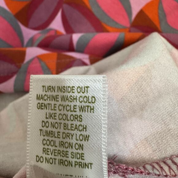 Garnet Hill Modern Geo Surplice Maxi Dress Women's Size 8P Red Pink Beach Summer - Picture 11 of 14